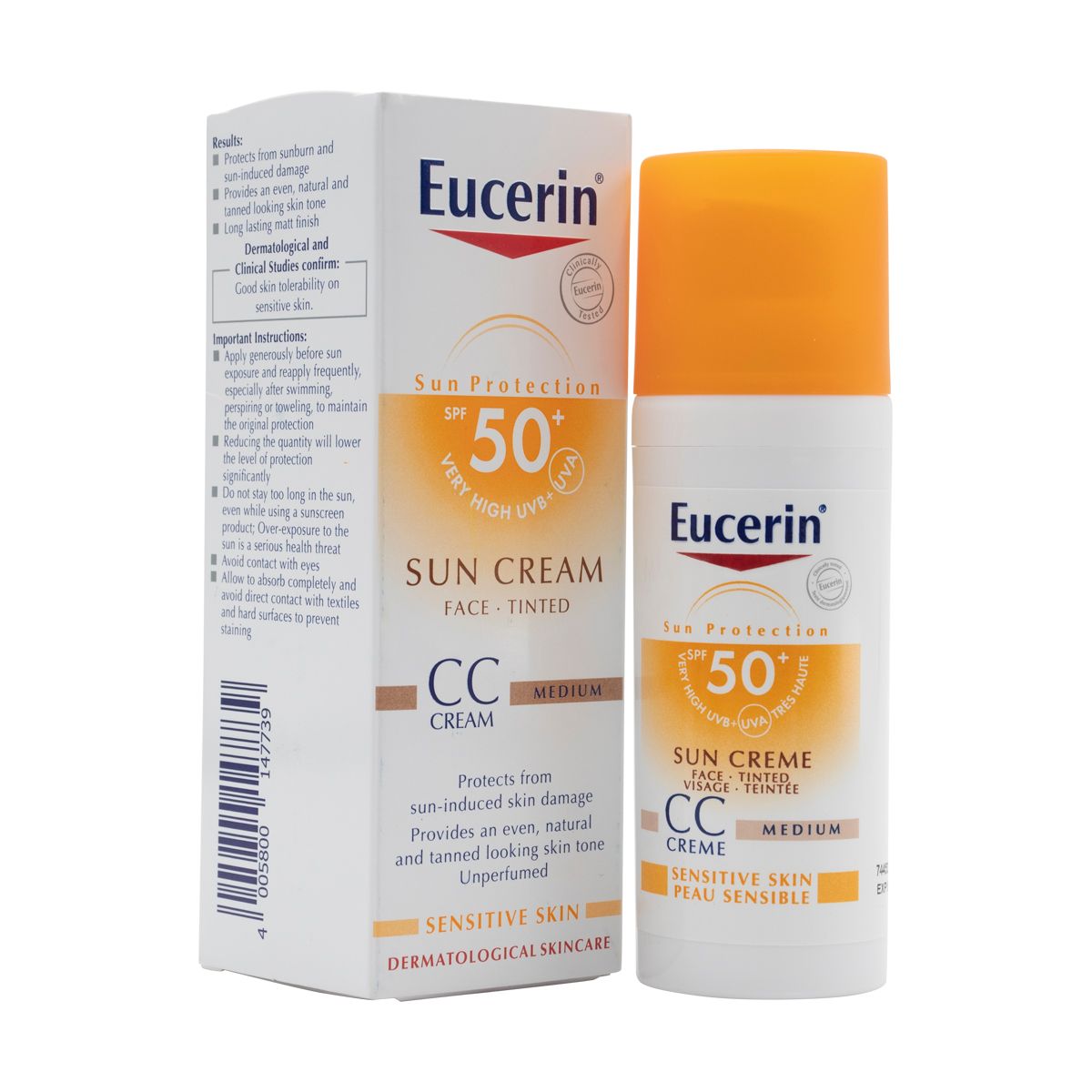 Sun Cream Tinted Cc Medium SPF50+