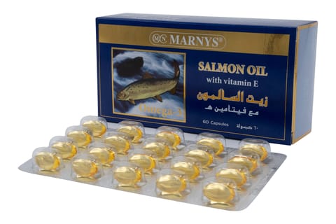 Marnys Salmon Oil 1000mg 60 Cap