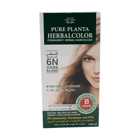 Herbal Hair Color Gel 6N Dark Blonde