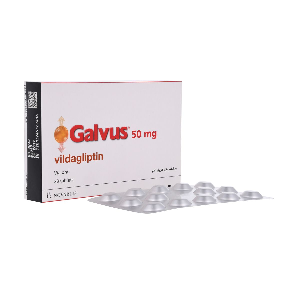 GALVUS Galvus 50mg 28 Tab