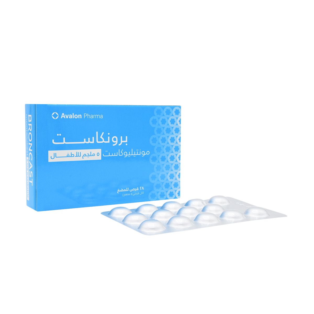 BRONCAST Broncast 5 mg paediatric chewa