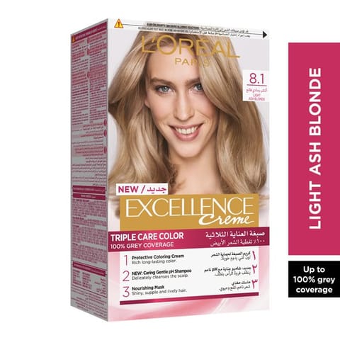 Excellence Crème Permanent Hair Color, 7.7 Honey Brown