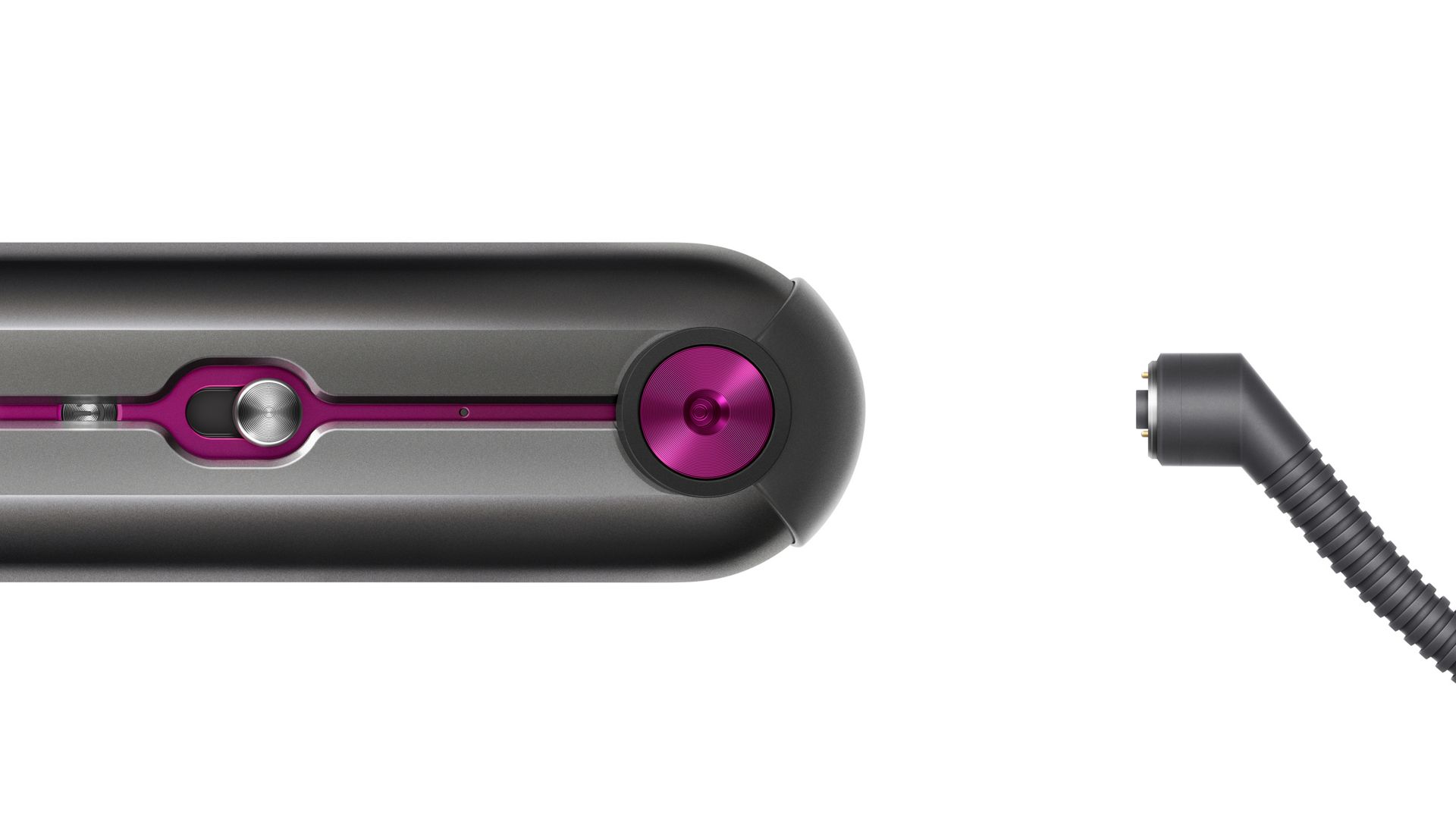 Dyson Corrale Straightener Black Nickel Fuchsia