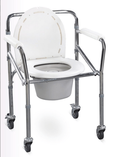 Toilet Chair (Commod) With Wheels