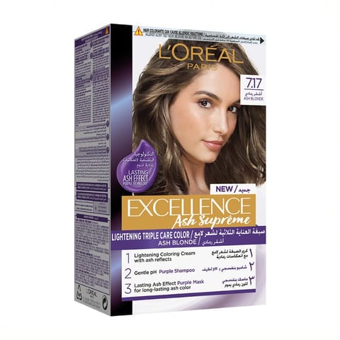 Excellence Crème Permanent Hair Color, 7.7 Honey Brown