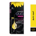 Olia, 1.0 Deep Black, No Ammonia Permanent Haircolor, with 60% Oils