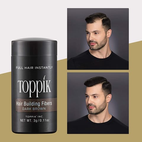 TOPPIK Hair Building Fibers, Light Brown - 12g