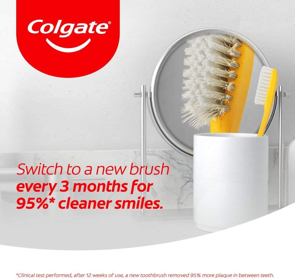 Colgate Toothbrush Extra Clean Medium 3 Pack Value Pack