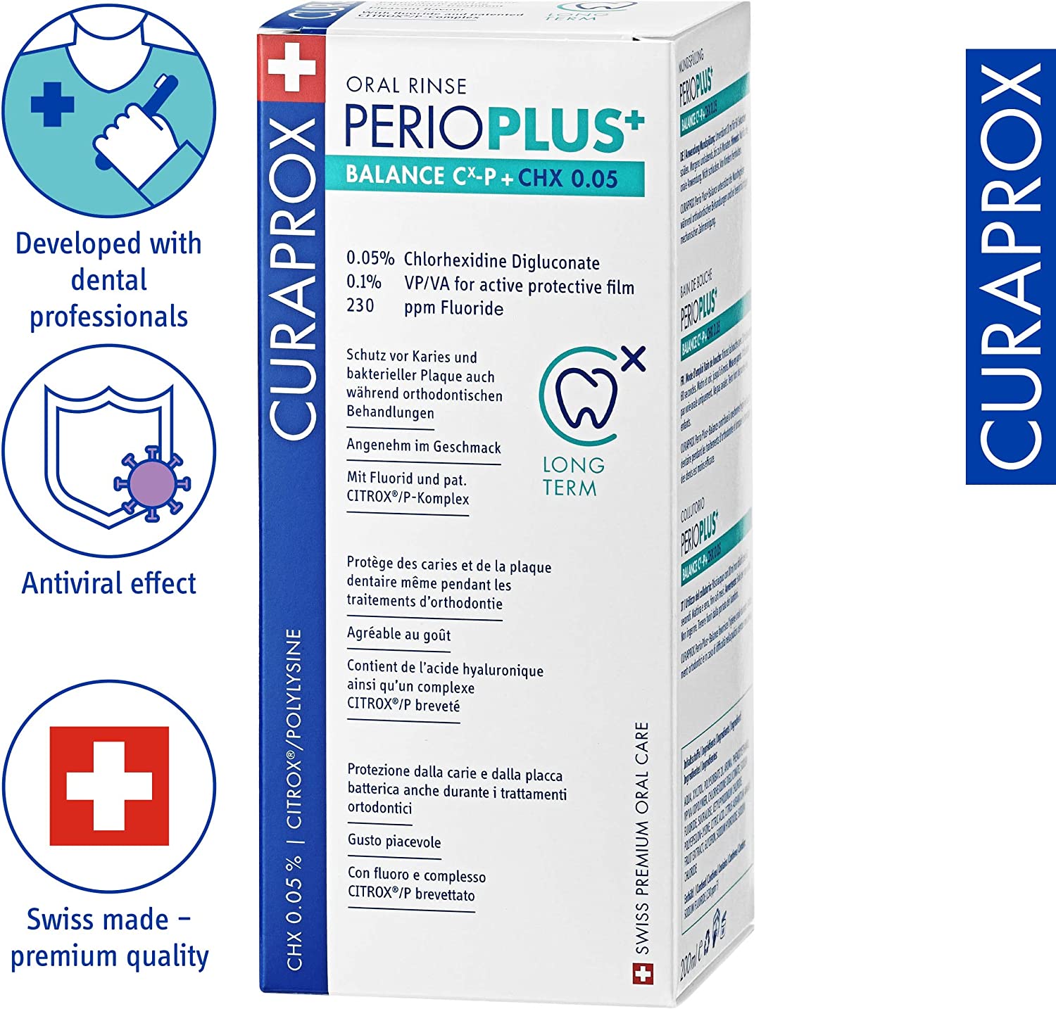 Curaprox Perio Plus+ Balance 0.05% Mw 200 Ml