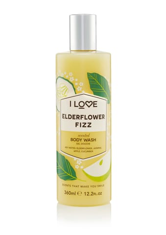 I LOVE Body Wash Elderflower Fizz 375ml