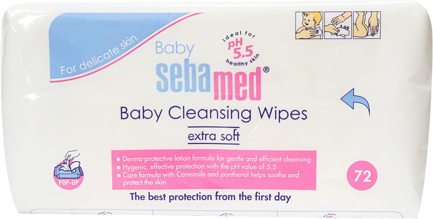 Sebamed Baby Cleansing Wipes Extra Soft 72 pcs