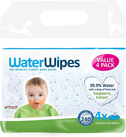 Soap berry Toddler Wipes, 1 pack of 60 wipes