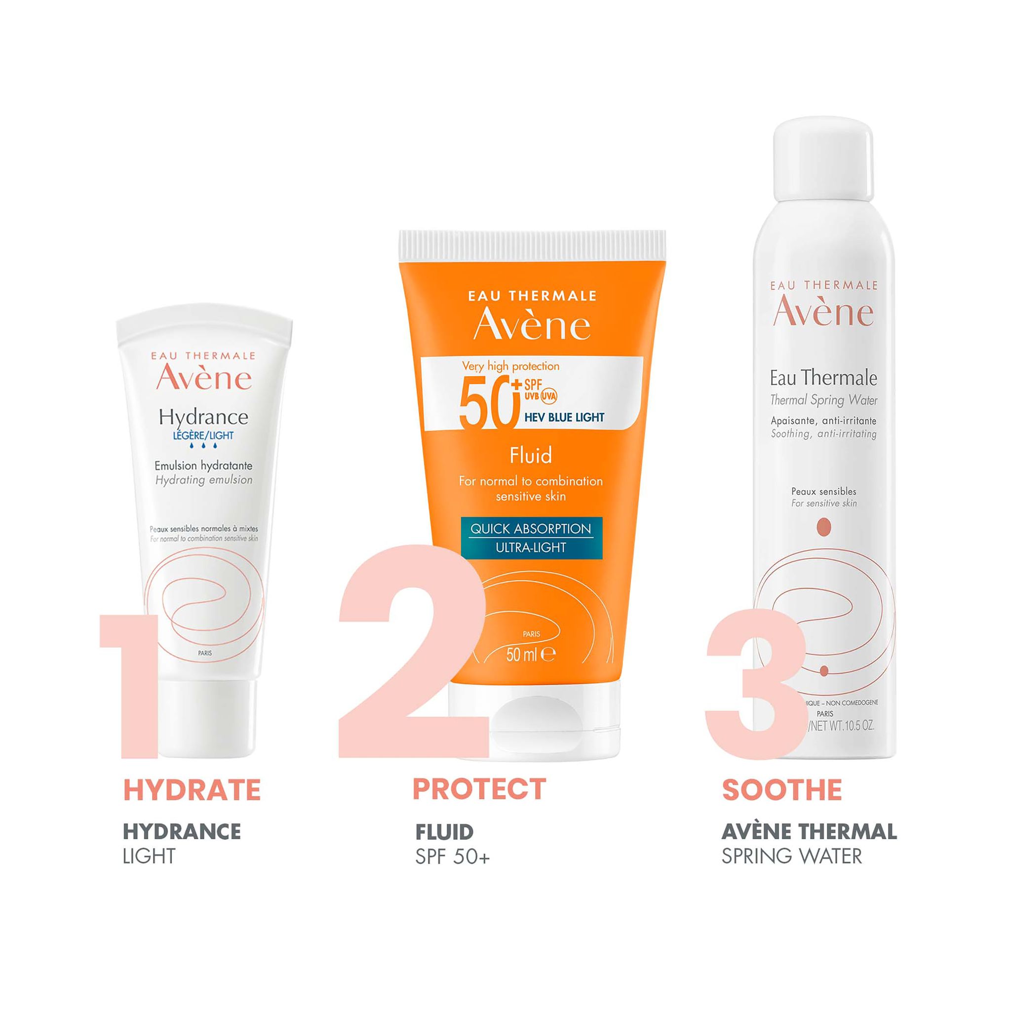 Avene Sun Care Fluid SPF 50+ With Fragrance