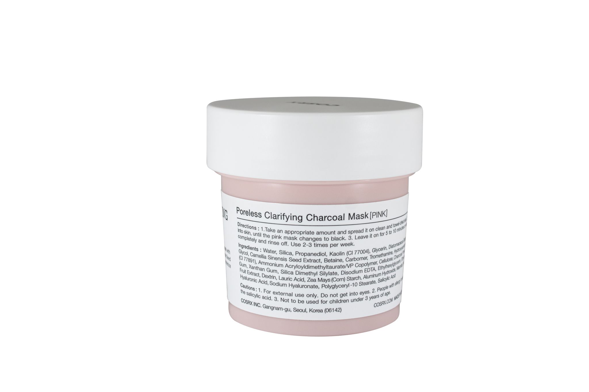 COSRX PORELESS CLARIFYING CHARCOAL MASK PINK