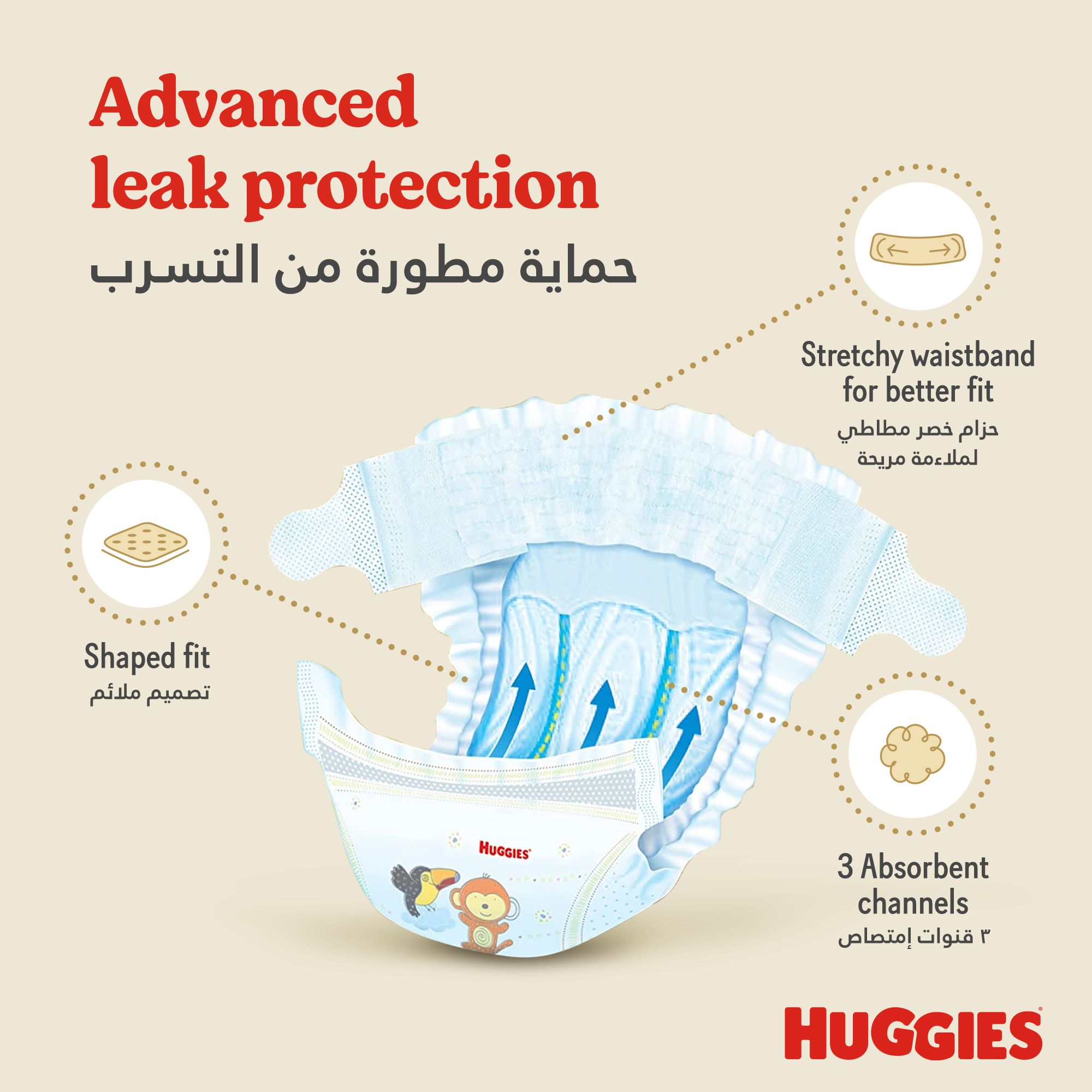 Huggies Extra Care, Size 5 60Pc