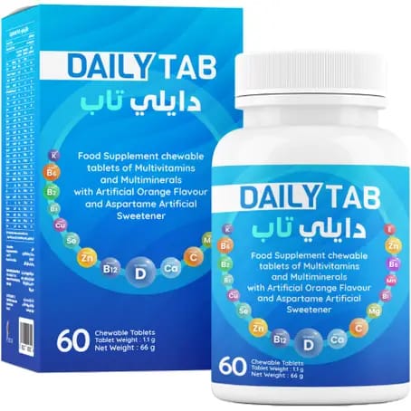 NHS Daily Tab Multivitamins & Multiminerals 60 Chewable Tablets