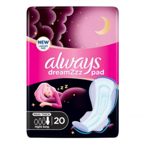 Kotex Natural Ultra Thin Pads, 100% Cotton Pad, Overnight Protection Sanitary Pads with Wings, 14 Sanitary Pads