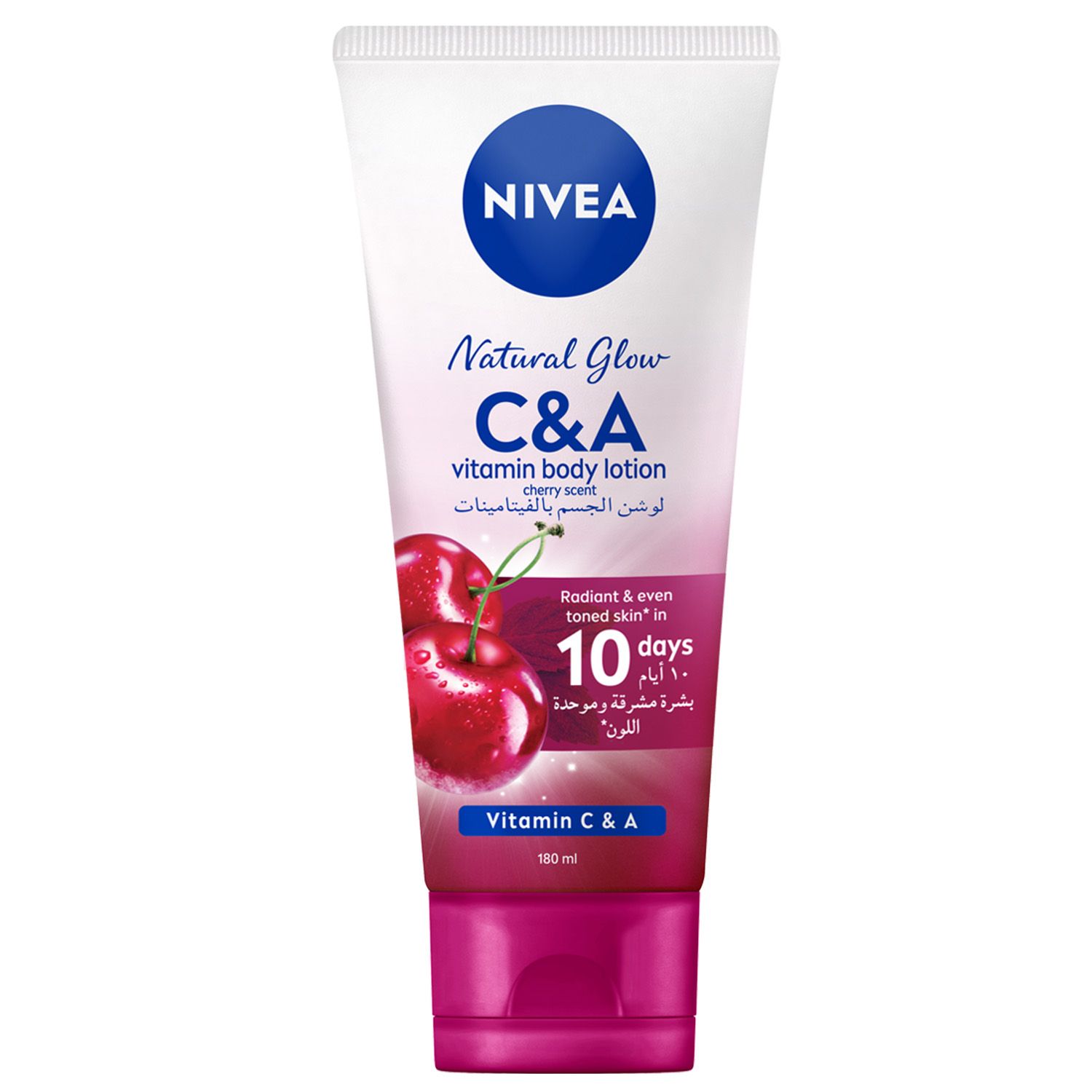 Nivea Body Natural Glow Lotion C&A 180ml