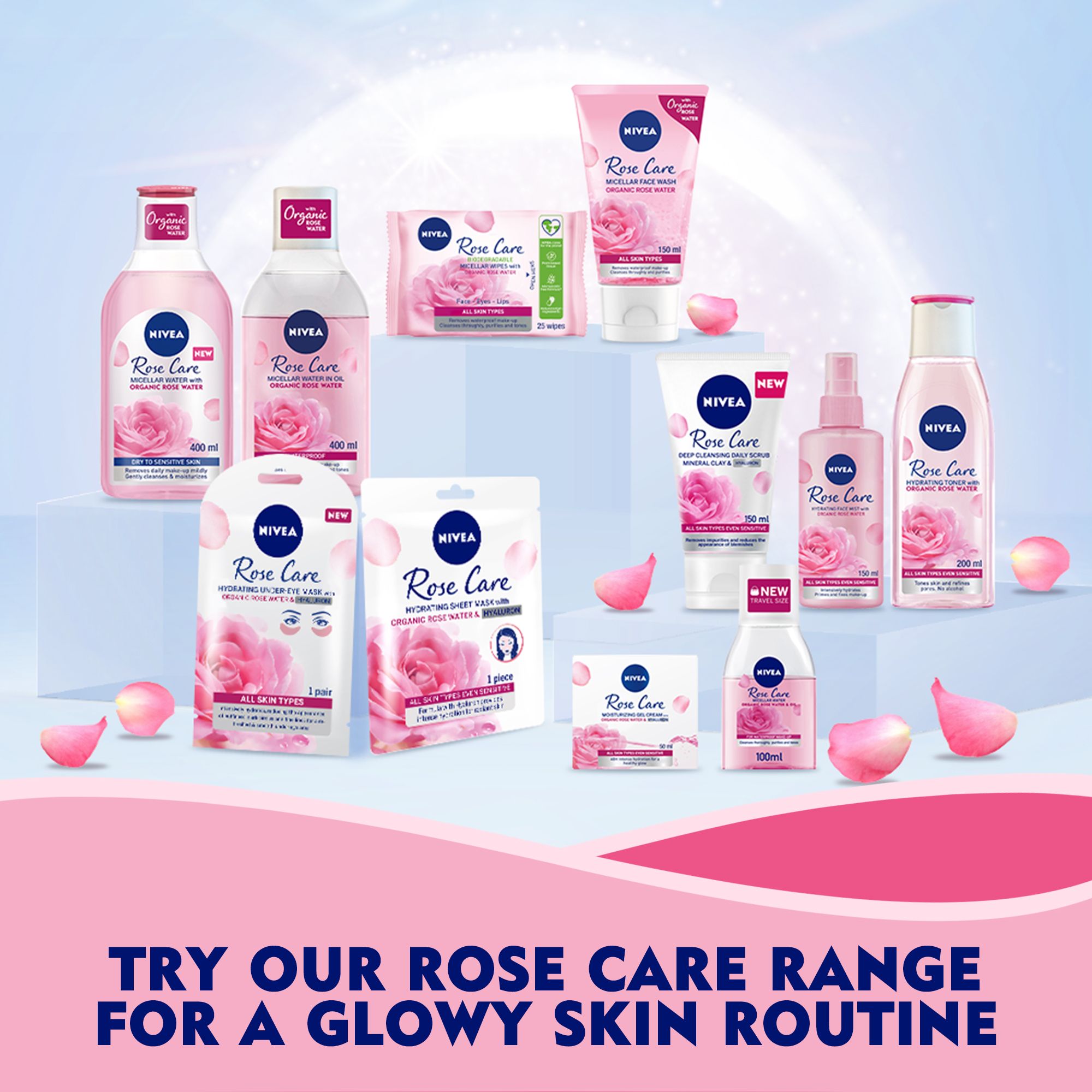 Nivea Micillair Rose Water 100Ml