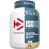 Dymatize ISO-100 Hydrolyzed Protein 45 Servings Gourmet Vanilla Powder 1.4 kg