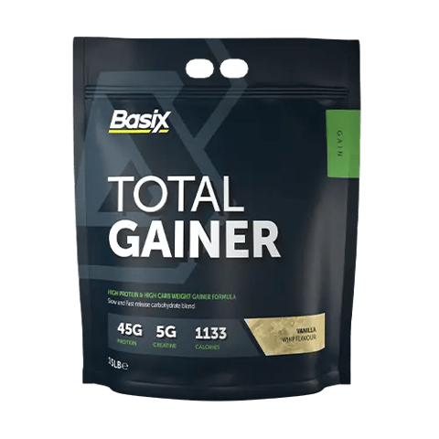 Basix Total Gainer Vanilla Whip 15 Lb