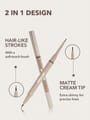 Sheglam 2-In-1 Brow Pencil - Taupe