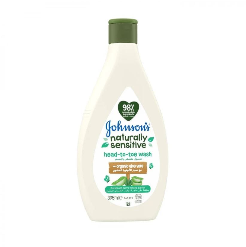Johnson Natural Sens Head To Toe  395 Ml