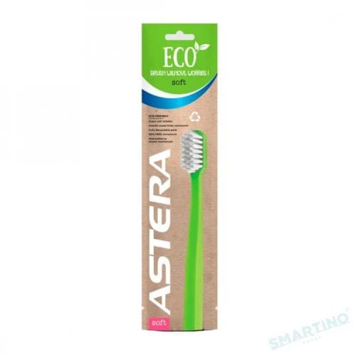 Astera Toothbrush Astera Eco Super Soft Bristles Green Astera Toothbrush Astera Eco Super Soft Bristles Green