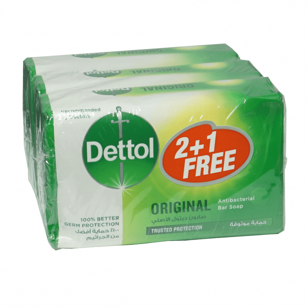 Dettol Soap Original 2+1 Free