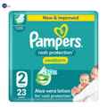 Pampers Rash Protection,New Born Size 2 (3-8Kg) 23Pc
