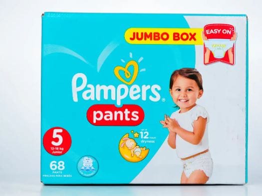 Pampers Rash Protection Pants, Size 5 (12-18Kg) 72Pc