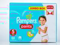 Pampers Rash Protection Pants, Size 5 (12-18Kg) 72Pc