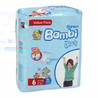 Bambi Baby Diapers Jumbo Size 6 21Pc