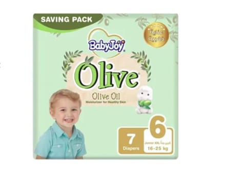 Babyjoy Compressed Diapers, Size 6 60Pc