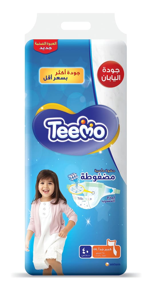 تيمو حفاضات اطفال مقاس 6 40حبة
