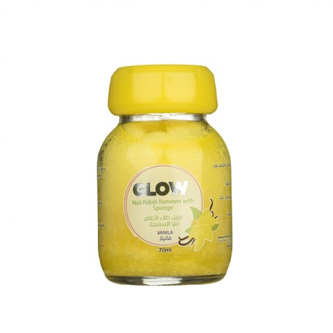 جلو مزيل طلاء اظافر مع الاسفنجة# فانيلا