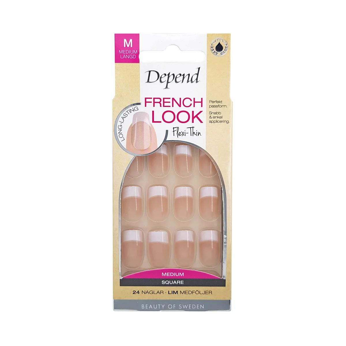 Depend French Look Nails - SQ Beige