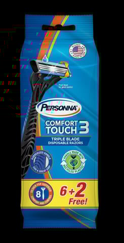 PERSONNA COMFORT TOUCH3 6+2FREE