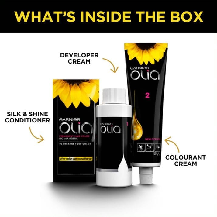 Olia, 7.1 Dark Ash Blonde, No Ammonia Permanent Haircolor, with 60% Oils