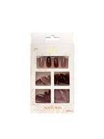 Glitz Acrylic Nails# Nude