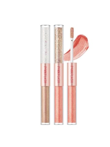 Pink Flash Shimmer Liquid Eyeshadow 02 Aurora Crystal