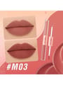 Pink Flash Long-Lasting Shiny Dual Lip Gloss M03