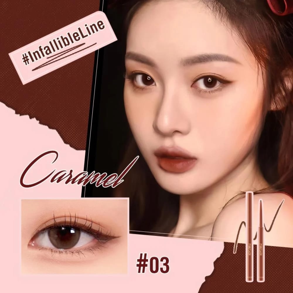Pink Flash Gel Eyeliner Pencil 03 Caramel