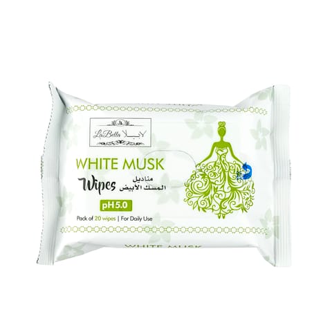 Labella White MUSK Wipes 20'S