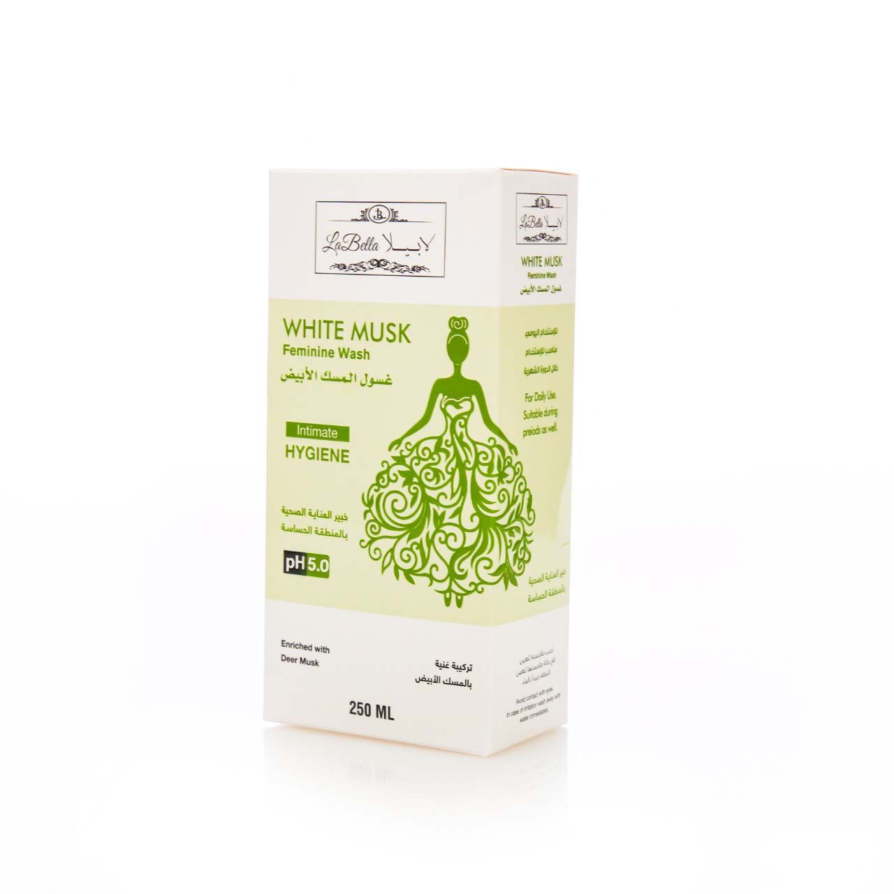 لابيلا غسول نسائي للمناطق الحساسة بمسك الأبيض 250 مل