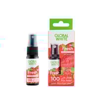 Global White Fresh Strawberry Dreams taste Breath Refreshing oral spray  15ml