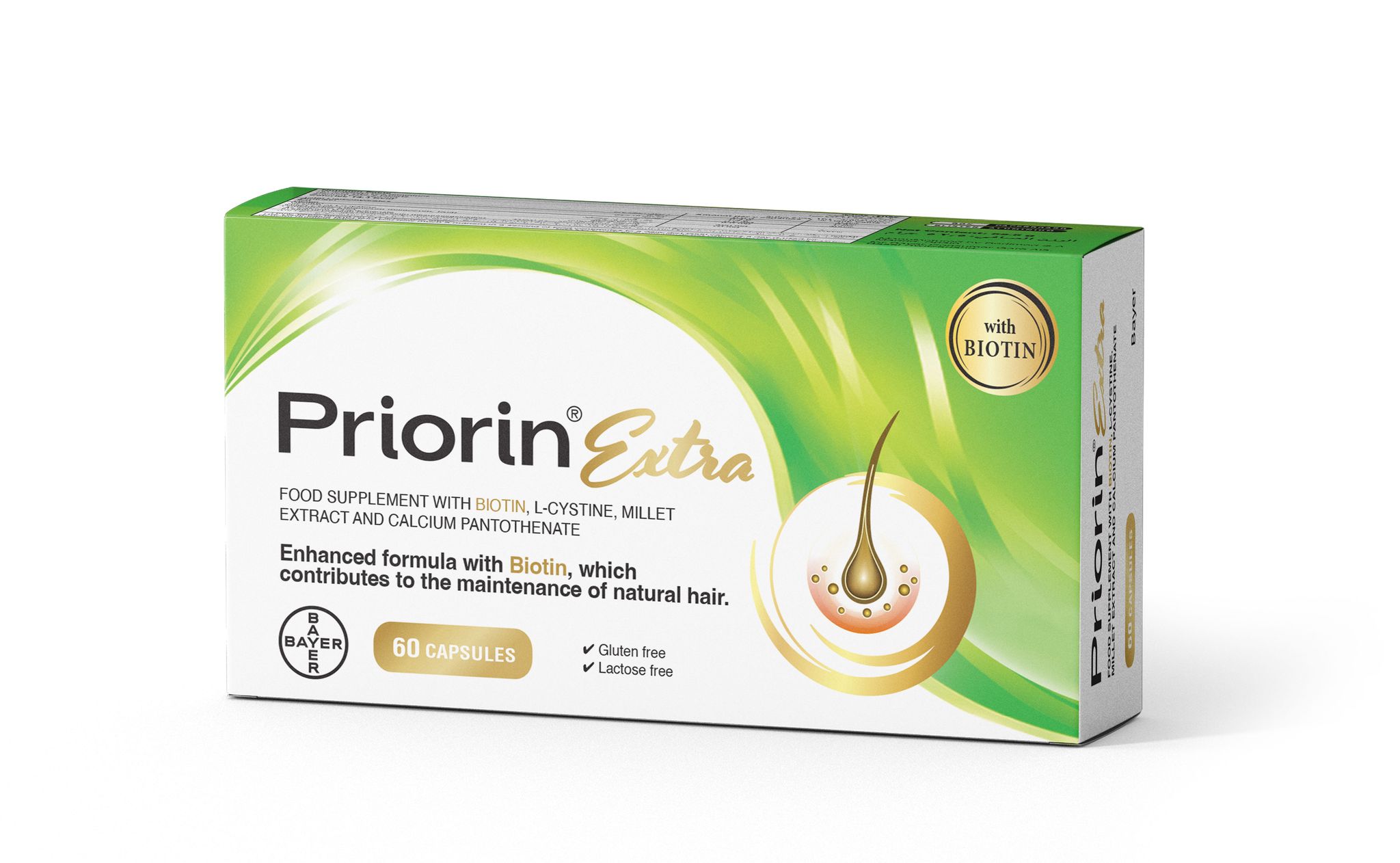 Priorin Extra With Biotin 60 Caps