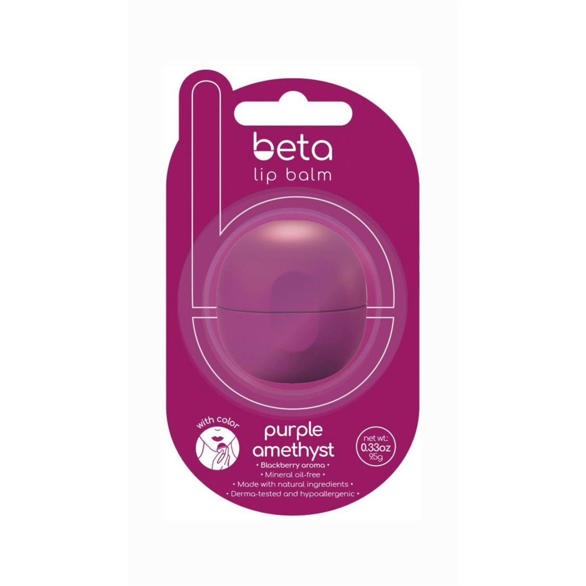 Beta Lip Balm Amethyst  9,5G