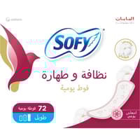 Sofy Clean & Pure - Scented Long  72 Pcs