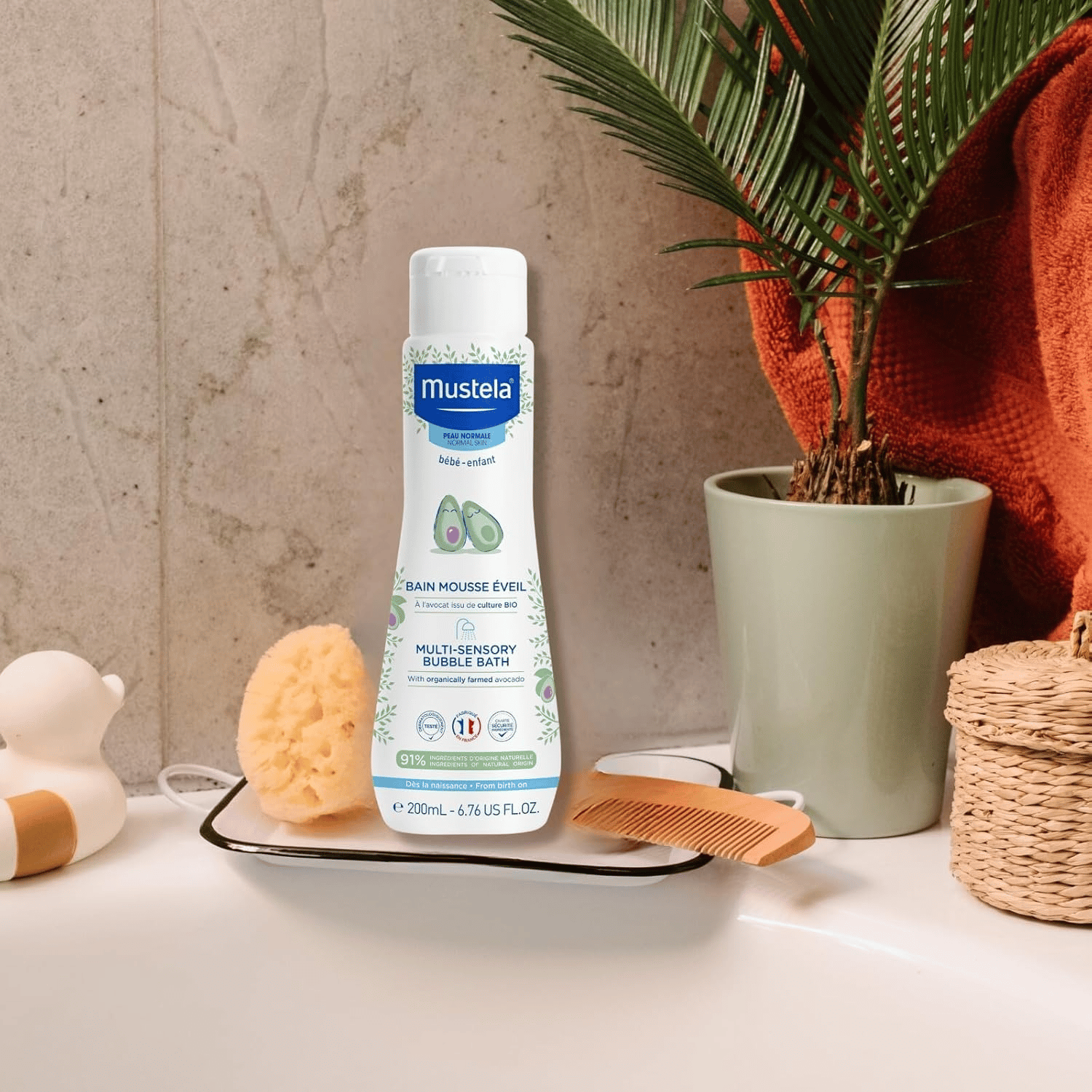 موستيلا حمام فقاعات چل الاستحمام 200 مل